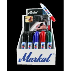 Набор прочных водостойких маркеров с круглым наконечником Markal Dura-Ink 60 Display 25 шт, 199009