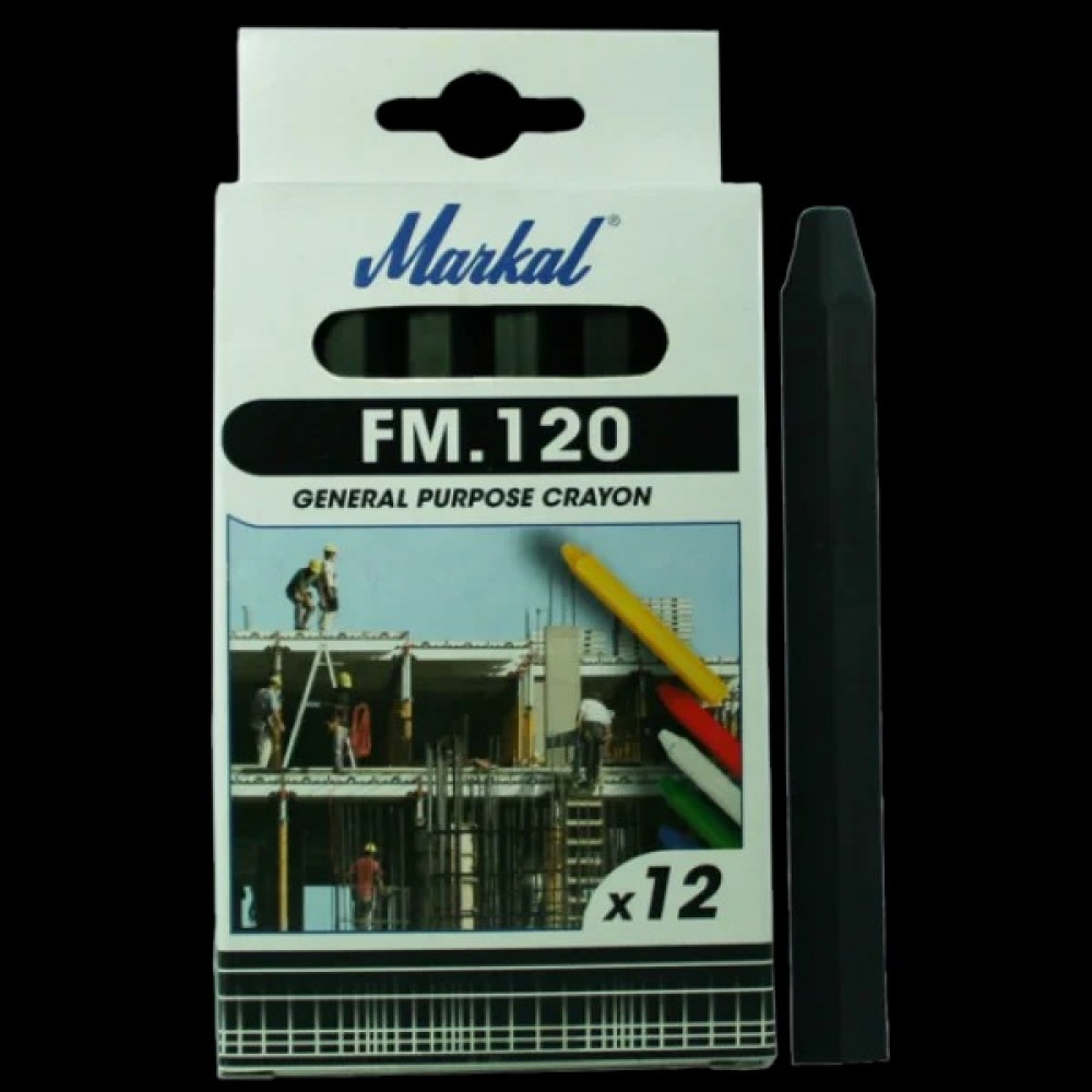 Универсальный промышленный маркер на основе воска Markal FM.120 Чёрный 44010600