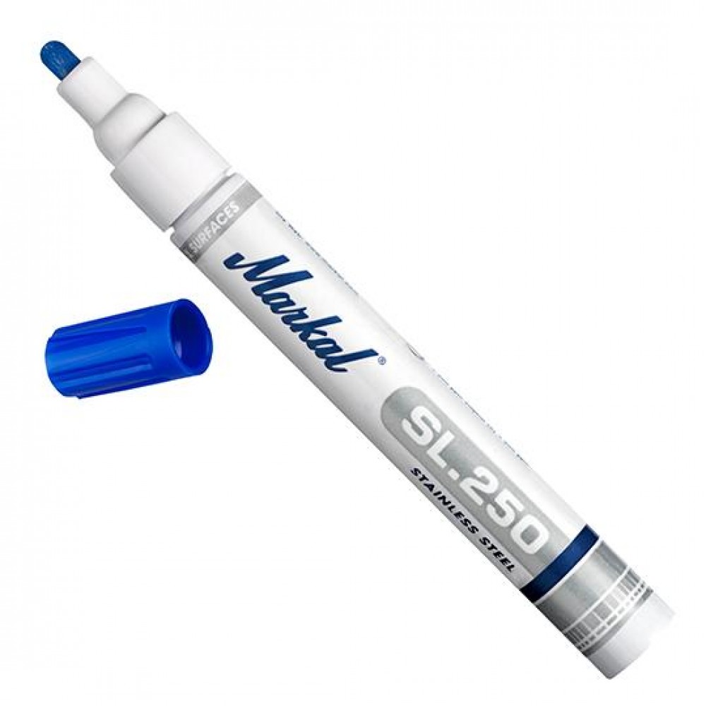 Маркер с жидкой быстросохнущей краской для сложных поверхностей Markal SL 250, Синий 31200429