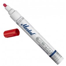 Уникальный быстросохнущий маркер на основе жидкой краски , для нержавеющей стали Markal SL.250 PMUC Paint Marker ,Красный 31600329