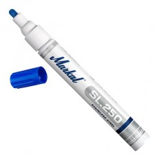 Уникальный быстросохнущий маркер на основе жидкой краски , для нержавеющей стали Markal SL.250 PMUC Paint Marker ,Синий 31600429