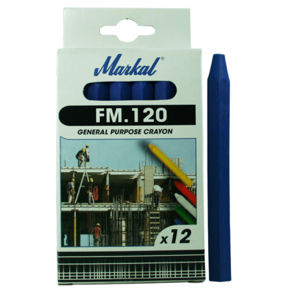 Универсальный промышленный маркер на основе воска Markal FM.120 Синий 44010400