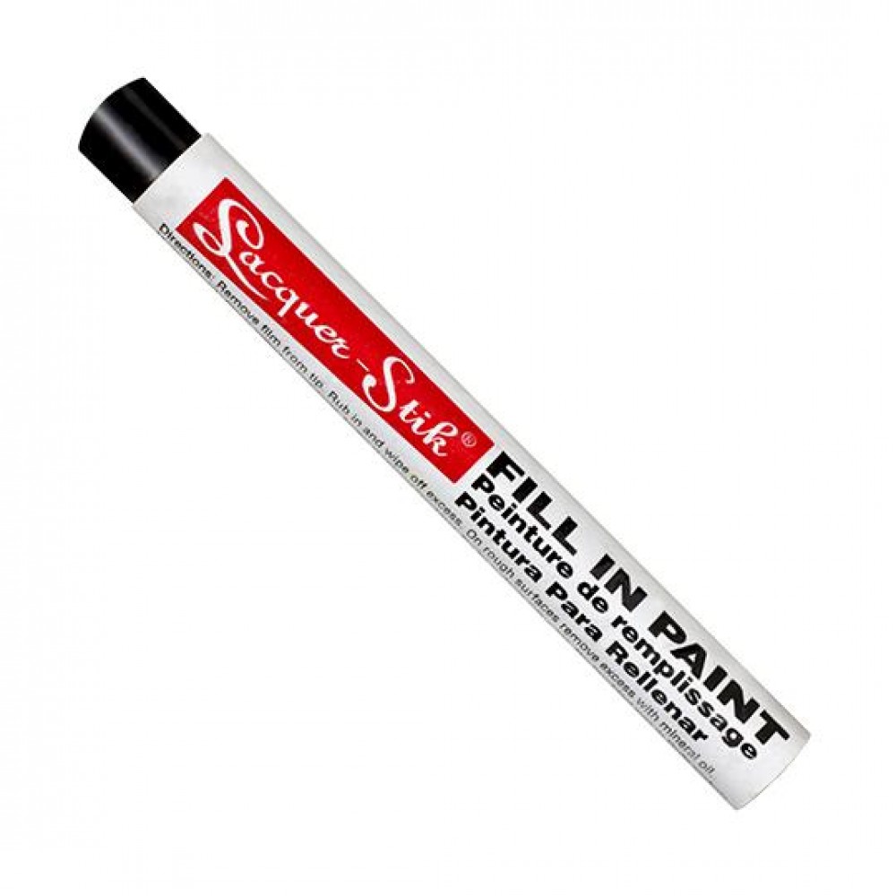 Маркер - карандаш с твердой краской для маркировки на металле Markal Lacquer-Stik, Черный 51123