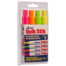 Набор маркеров на основе быстросохнущей твердой краски с винтовым механизмом Markal Quik Stik Paintstik, 4 шт 61045