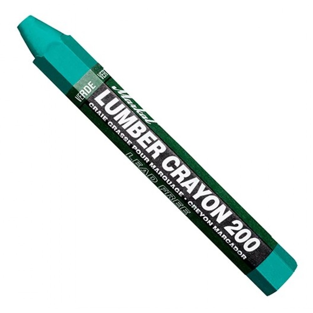 Универсальный мягкий карандаш на основе воска.Markal Lumber Crayon 200,Зеленый 80356