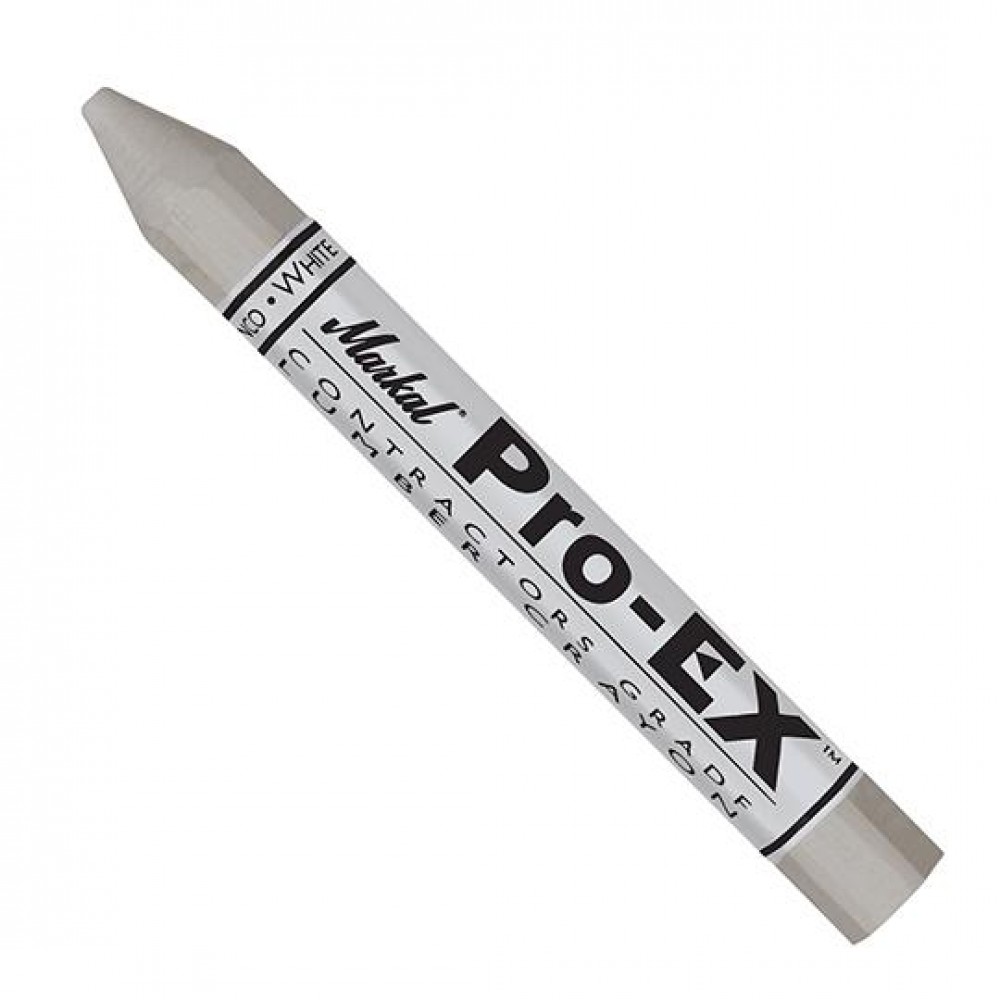Маркер - карандаш на основе глины Markal Pro-Ex, Белый 80380
