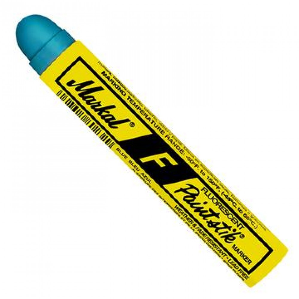 Маркер - карандаш с твердой краской Markal F Paintstik,Флуоресцентный Синий 82835