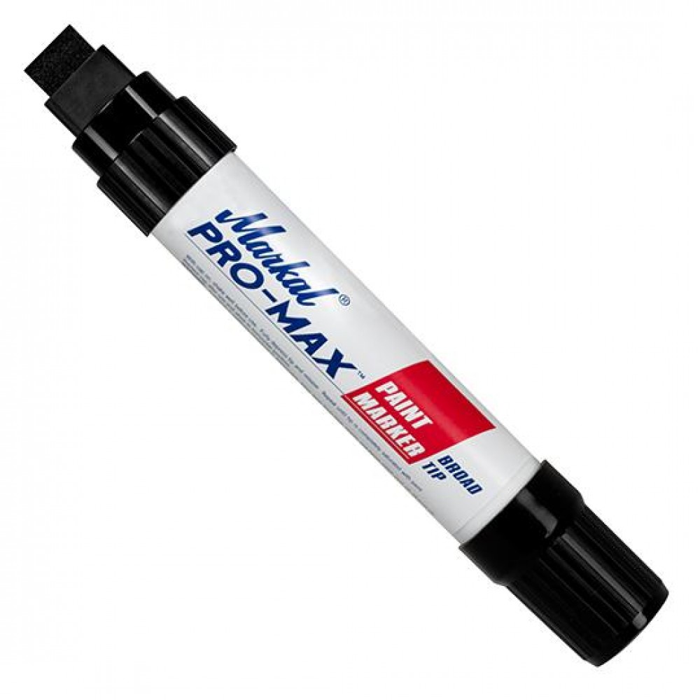 Широкий маркер на основе жидкой краски Markal PRO-MAX, Черный 90903