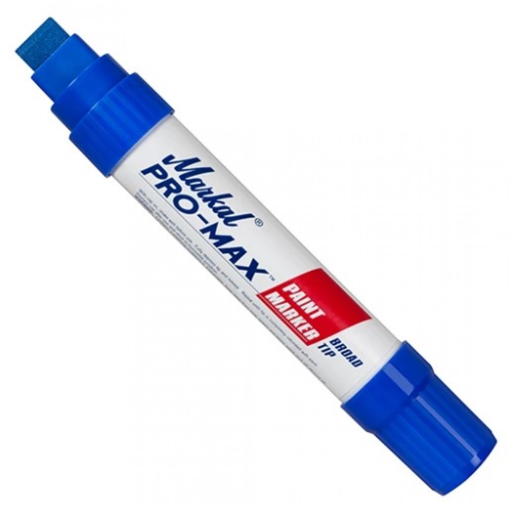 Широкий маркер на основе жидкой краски Markal PRO-MAX, Синий 90905