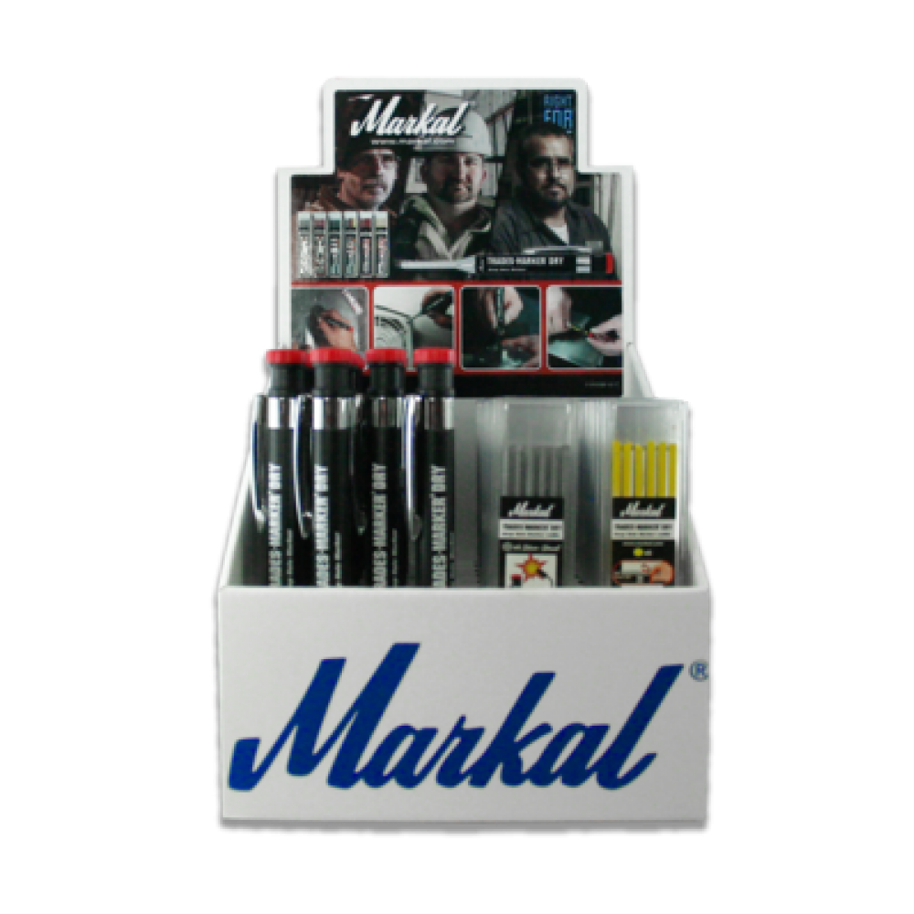 Набор универсальных механических маркеров Markal TRADES-MARKER® DRY MIX DISPLAY 40 шт, 96280