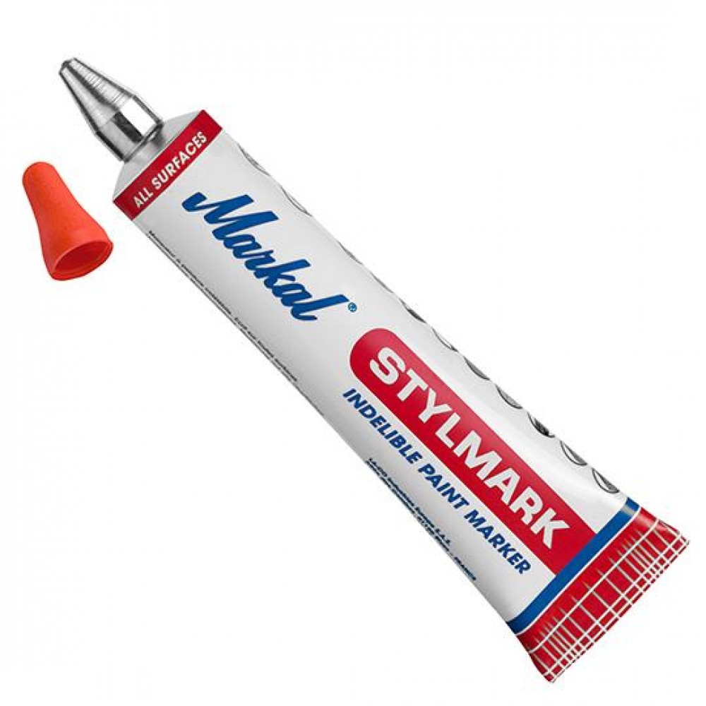 Маркер с шариковым наконечником Markal Stylmark Tube Marker 2 mm, Оранжевый 96646