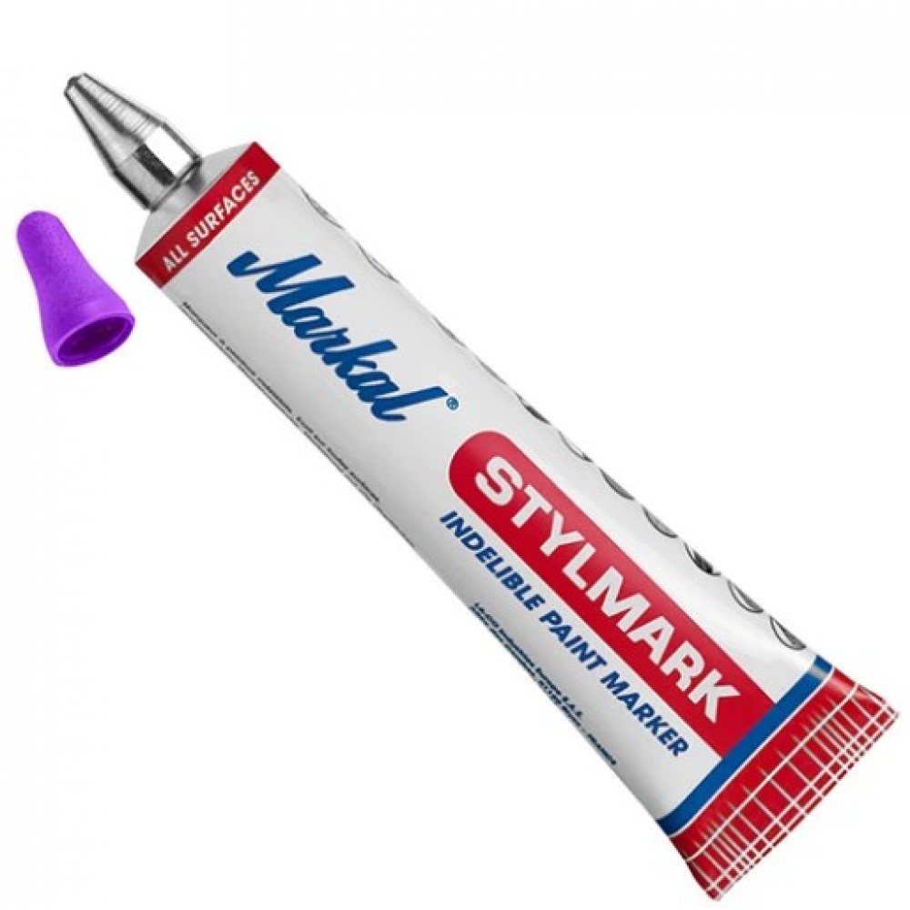  Маркер с шариковым наконечником Markal Stylmark Tube Marker 6 mm, Фиолетовый 96687