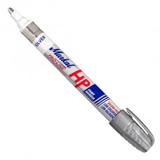 Профессиональный маркер на основе жидкой краски для маркировки жирных и грязных поверхностей Markal Pro-Line HP, Серебристый 96967