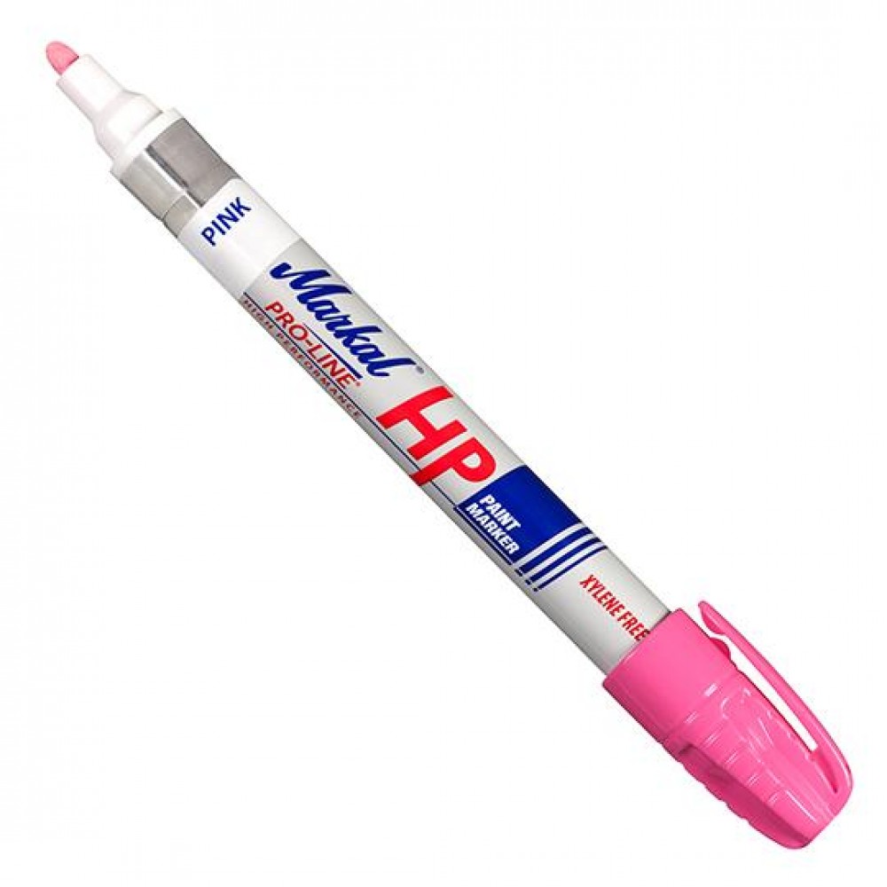 Профессиональный маркер на основе жидкой краски для маркировки жирных и грязных поверхностей Markal Pro-Line HP, Розовый 96973