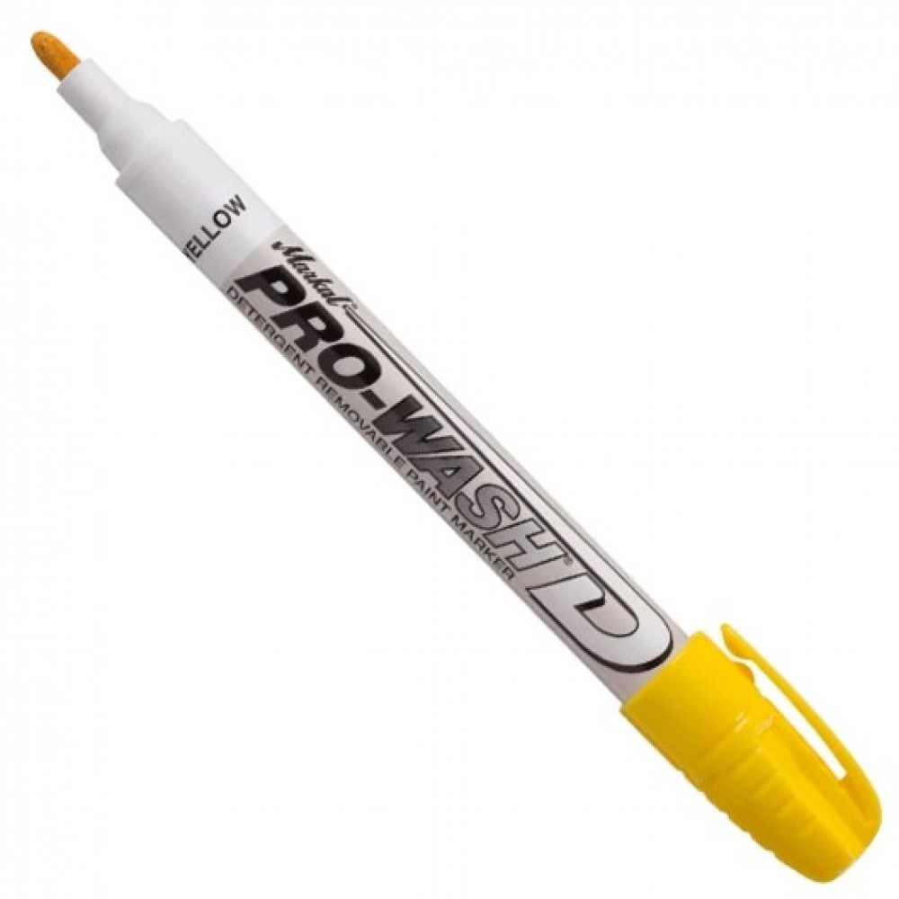 Маркер на основе жидкой краски для временной маркировки Markal Pro-Wash D,Желтый 97011