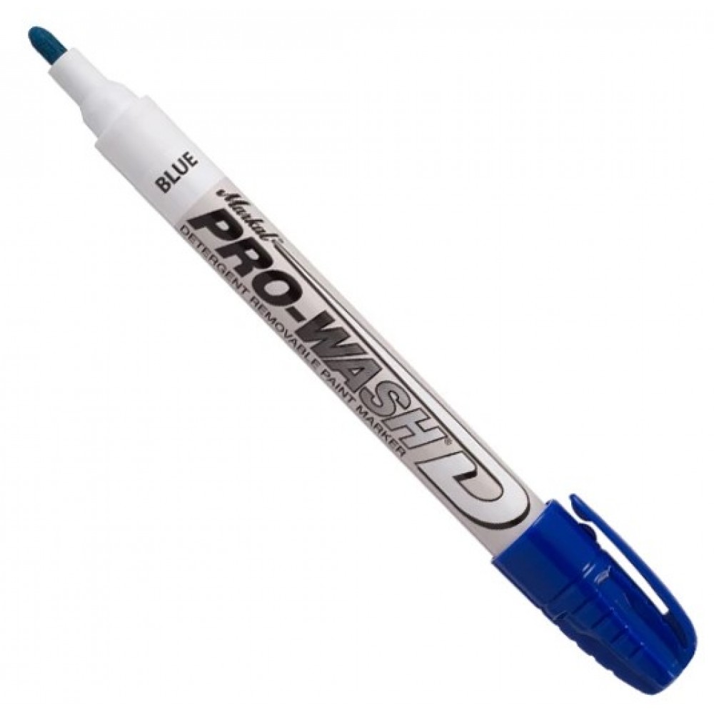 Маркер на основе жидкой краски для временной маркировки Markal Pro-Wash D, Синий 97015