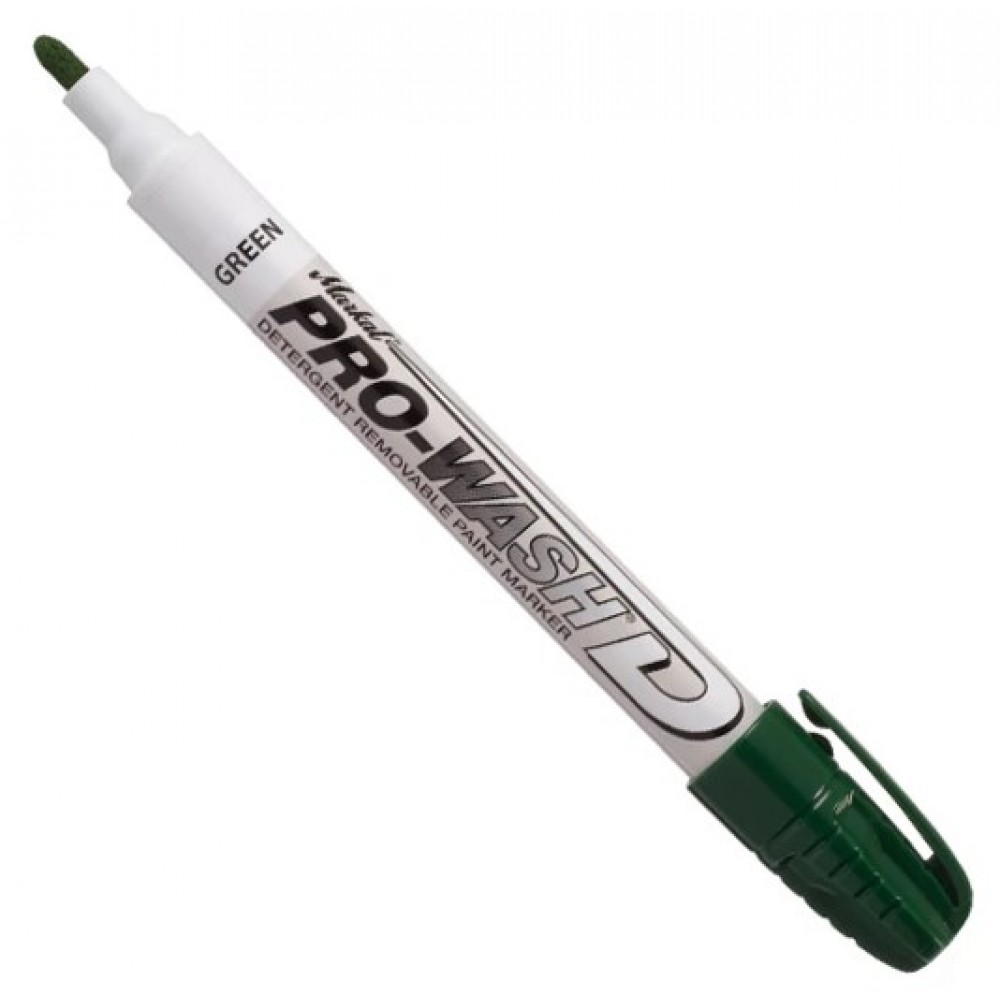 Маркер на основе жидкой краски для временной маркировки Markal Pro-Wash D, Зеленый 97016