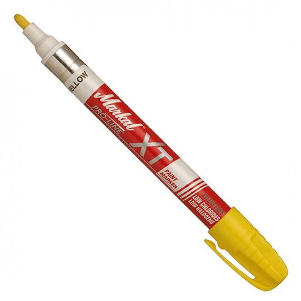 Маркер с жидкой быстросохнущей краской для неровных поверхностей Markal Pro-Line XT, Желтый 97251