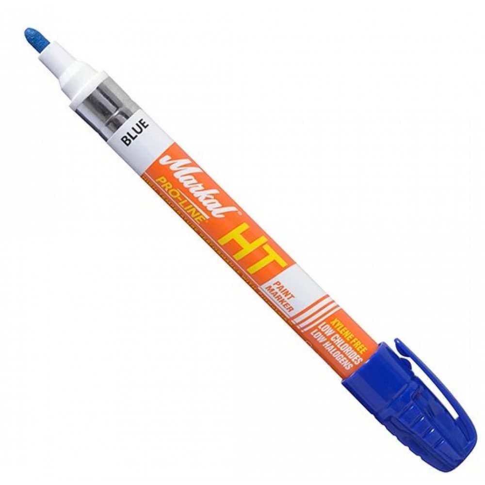 Уникальный термостойкий маркер на основе жидкой краски Markal Pro-Line HT, Синий 97305