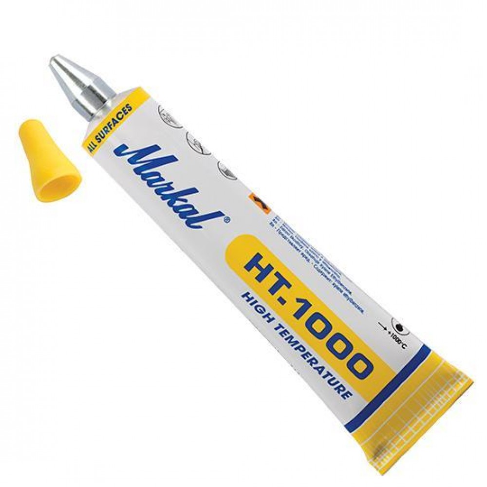 Маркер с металлическим наконечником Markal HT.1000 Tube Marker 3 мм, Желтый 96701