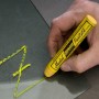 Износостойкий маркер на основе твердой краски,смываемый водой Markal Zephyr Paintstik,Желтый 51321